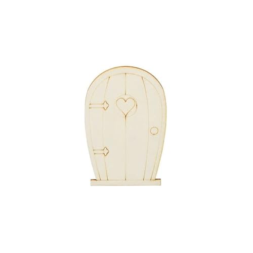 PAINT IT EASY NEU Miniatur Tür/Wichteltür mit Herzmotiv, Holz, 6 x 10 x 0,3 cm PAINT IT EASY NEU Miniatur Tür/Wichteltür mit Herzmotiv, Holz, 6 x 10 x 0,3 cm von PAINT IT EASY