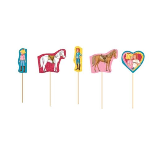 NEU Muffinpicker/Tortendeko Bibi & Tina, 10 Stück von PAINT IT EASY
