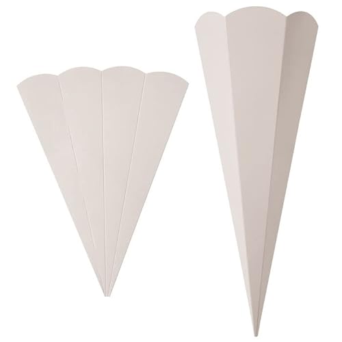 PAINT IT EASY NEU Schultütenrohling mit Steckverschluß, Stabiler Karton 400g/qm, 6-eckig, 68 cm, 1 Stück, Grau PAINT IT EASY NEU Schultütenrohling mit Steckverschluß, Stabiler Karton 400g/qm, 6-eckig, 68 cm, 1 Stück, Grau von PAINT IT EASY
