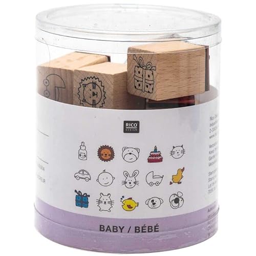 PAINT IT EASY NEU Stempelset Baby, inklusive Tuschekissen von PAINT IT EASY