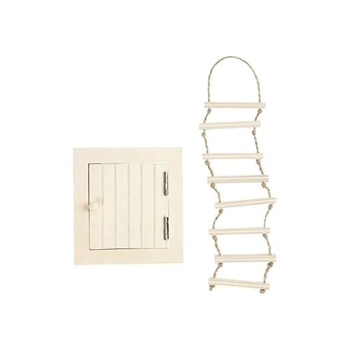 NEU Wichtel Miniaturen Dachluke & Strickleiter, 9-20 cm von PAINT IT EASY
