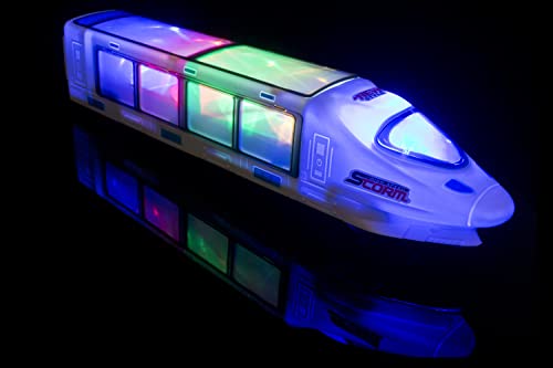 PALESTRAKI Zug Spielzeug - Elektrische Eisenbahn Kinder - Mit LED Beleuchtung und Musik. Tolles, Geschenk für Jungen und Mädchen ab 3 Jahre von PALESTRAKI