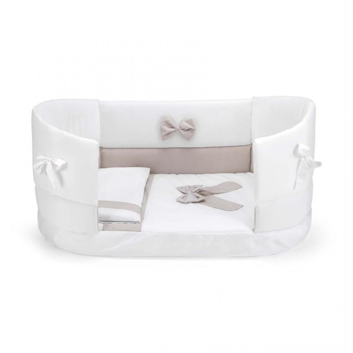 Completo Piumone Sfilabile Pali Candy Bianco Tortora Completo Piumone Sfilabile Pali Candy Bianco Tortora von PALI