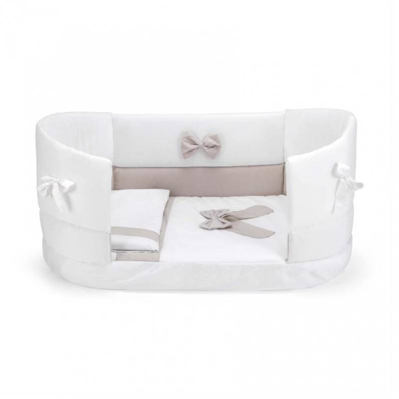 Completo Piumone Sfilabile Pali Candy Bianco Tortora Completo Piumone Sfilabile Pali Candy Bianco Tortora von PALI