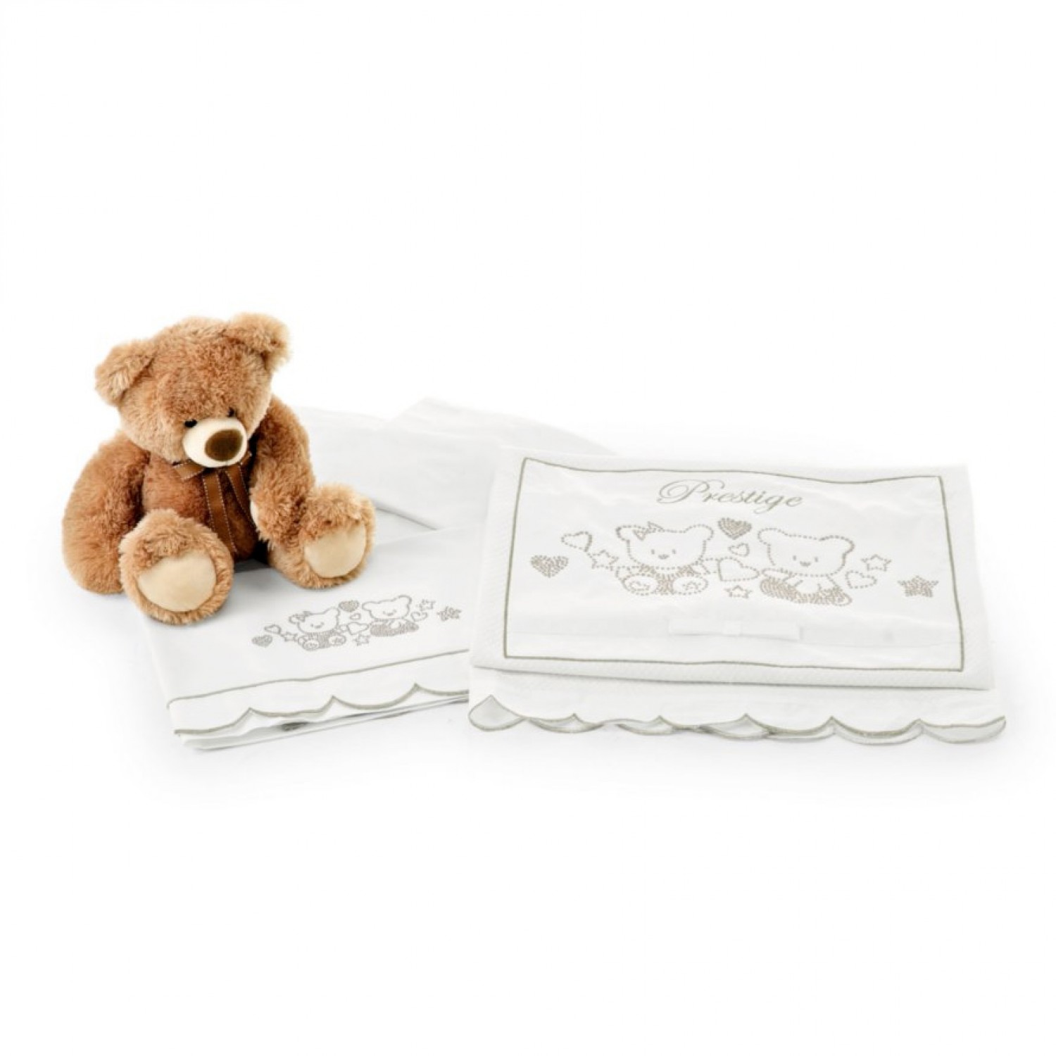 Pali Baby Bettwäscheset Prestige Silberfarben 3-teilig Pali Baby Bettwäscheset Prestige Silberfarben 3-teilig von PALI