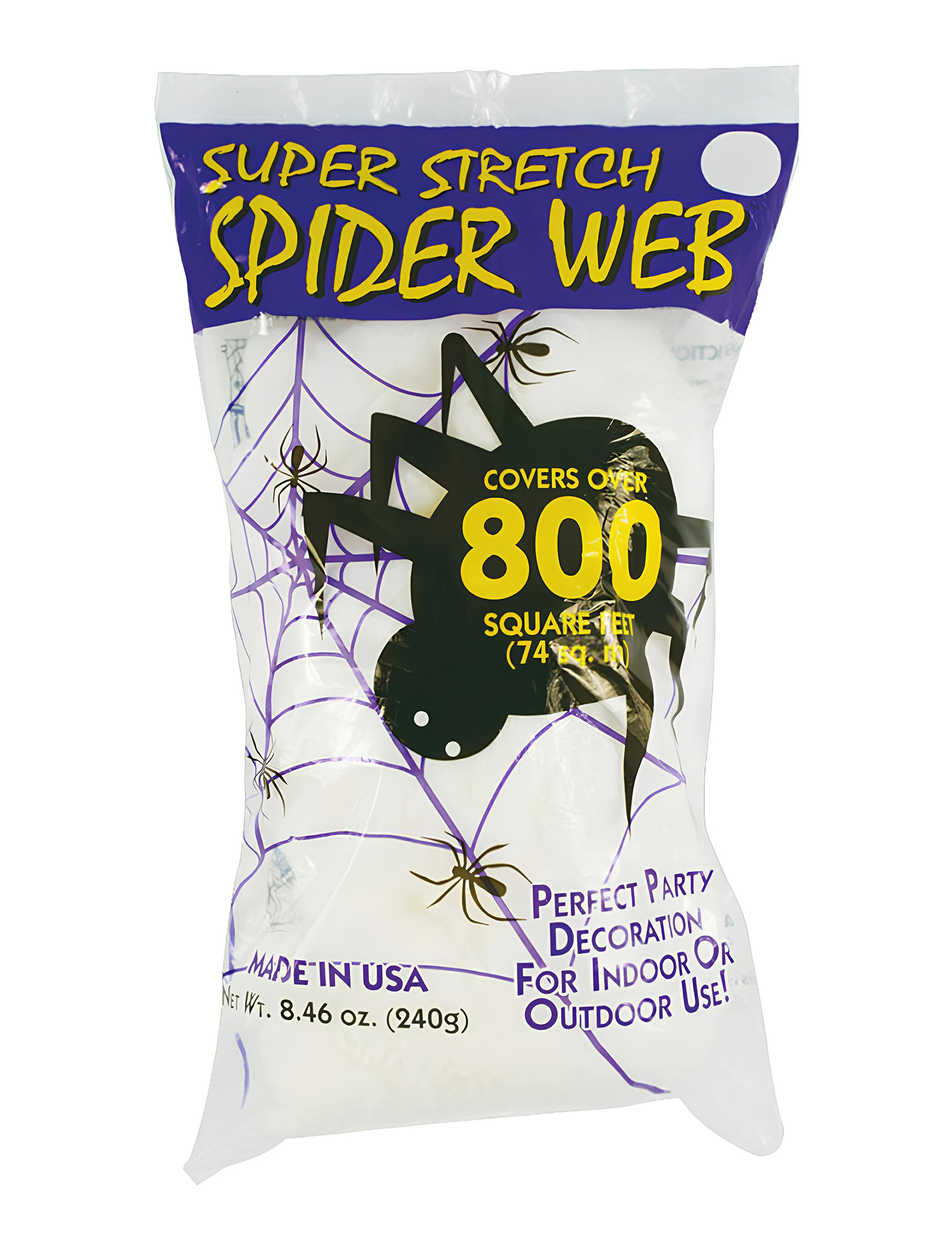 Spinnennetz 240 g weiß 74 Quadratmeter von PALMER AGENCIES LTD