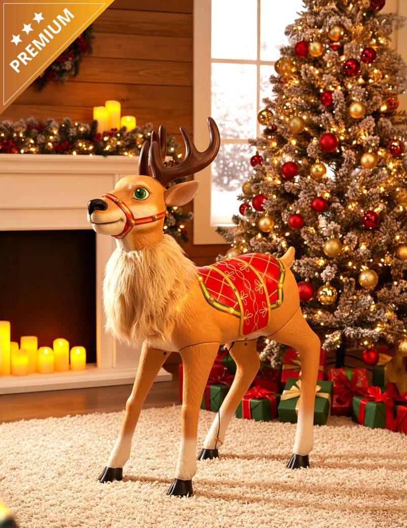 Weihnachtsrentier Animiert mit Licht und Sound 120 cm Weihnachtsrentier Animiert mit Licht und Sound 120 cm von PALMER AGENCIES LTD