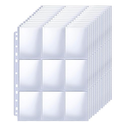 PALUDO 900 Pockets Sammelkarten Hüllen Transparent, 50 Seiten Pro 18-Pocket Pages Leere Sammelalbum Sammelmappe, Kartenfolien Kartenhüllen, Taschen Sammelkarten Folien für Vielzahl von Ringbücher PALUDO 900 Pockets Sammelkarten Hüllen Transparent, 50 Seiten Pro 18-Pocket Pages Leere Sammelalbum Sammelmappe, Kartenfolien Kartenhüllen, Taschen Sammelkarten Folien für Vielzahl von Ringbücher von PALUDO