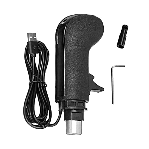 PALUMMA USB PC Schaltknauf für Logitech G923/G29/G27/G25/Thrustmaster TH8A/FANATEC ClubSport Shifter SQ, Schwarz, USB, PC, Windows 7 und höher, Schaltknauf, Video-Game-Racing-Wheel-Zubehör von PALUMMA