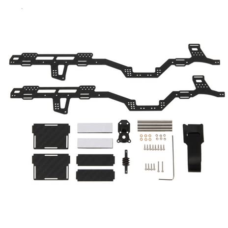 Palumma Kohlefaser LCG Chassis Kit für 1/24 Axial SCX24 6x6 Low Center Gravity Chassis Rahmen Träger RC Crawler Upgrade Teil Palumma Kohlefaser LCG Chassis Kit für 1/24 Axial SCX24 6x6 Low Center Gravity Chassis Rahmen Träger RC Crawler Upgrade Teil von PALUMMA