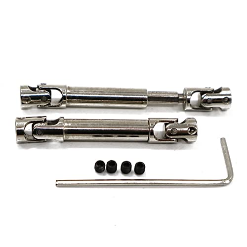 PAMENET 2 Stück Getriebewelle aus Metallstahl CVD für HBX 2098B 1/24 Teile RC-Autozubehör von PAMENET
