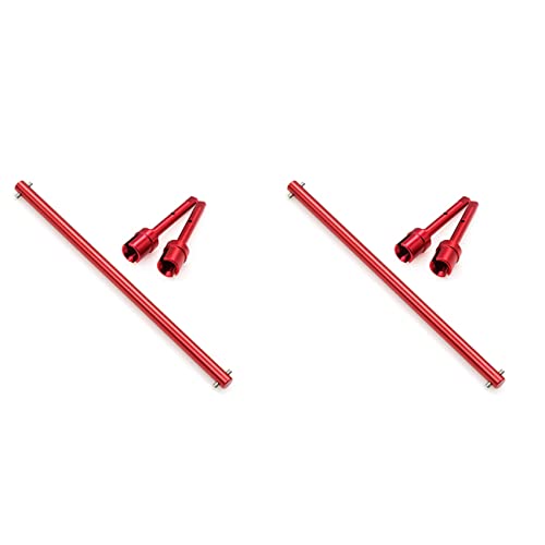 PAMENET 2 x Zentralübertragungswelle aus Metall und Propellerdichtungen für TT-02 TT-02B TT02 TT02B TT02B 1/10 RC Auto-Upgrade-Teile, 2 Stück von PAMENET