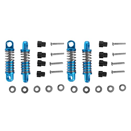 PAMENET 4 Stücke 1/28 RC Aluminium Stoß Dämpfer für RC Auto K969 K989 K999 P929 4WD Kurzen Kurs Drift Auto Upgrade Teile-Blau PAMENET 4 Stücke 1/28 RC Aluminium Stoß Dämpfer für RC Auto K969 K989 K999 P929 4WD Kurzen Kurs Drift Auto Upgrade Teile-Blau von PAMENET