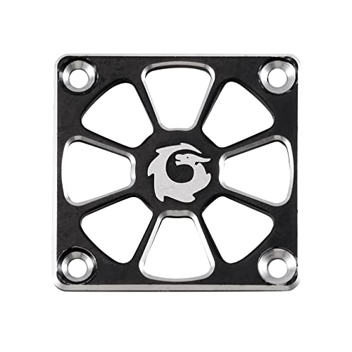 PAMENET 40mm Cooling Fan Carbon/Metal Lüfterabdeckung für RC Motor ESC Cooling Fan Protective Cover Guard, Black von PAMENET