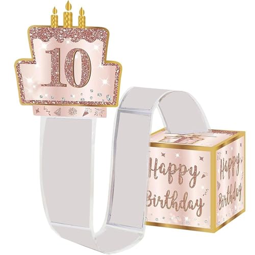 PAMENET DIY Geburtstagsgeschenke, abnehmbare Karte zum Geburtstag, 30 transparente Taschen, Geldgeschenk für Mädchen und Frauen von PAMENET