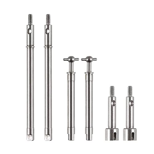PAMENET Für Axial Scx24 90081, Modellauto, Getriebewelle vorne und hinten, CVD Hundeknochenwelle hinten von PAMENET