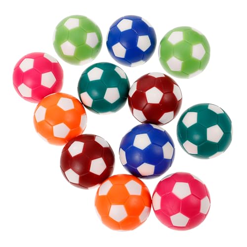 PAMINGONO 12 Stück Mini Fußballmaschine, Schreibtisch Fußball Ersatzbälle, Schreibtisch Fußballspielbälle, Austauschbare Fußballbälle, Tischfußballbälle, Tischfußballbälle, von PAMINGONO