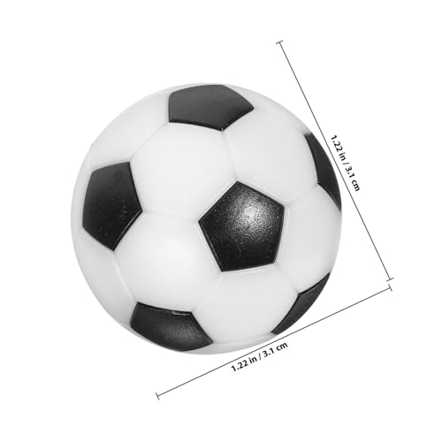 PAMINGONO 12 Stück Teiliges Mini Tischfußball Ersatzbälle aus Umweltfreundlichem Resin Robust und Langlebig Passend für Standard Tischkicker für Spiel und Wettkampf von PAMINGONO