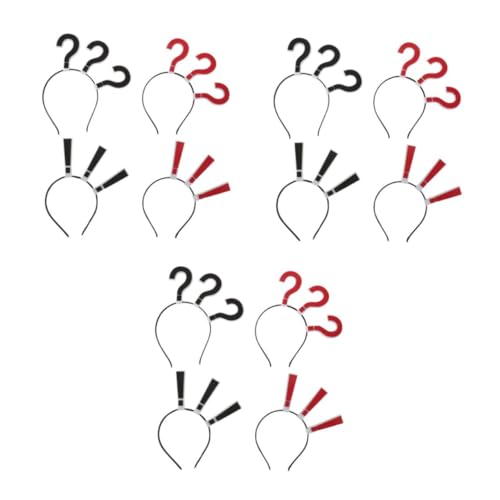PAMINGONO 3 Stück Fragezeichen Haarband Teiliges Lustige Kopfbedeckung für und Teenager Kreative Accessoires für Halloween und Partys Stylisch und von PAMINGONO