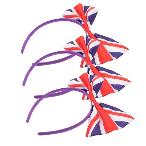 PAMINGONO 3Stücke Uk Flagge Haarbänder mit Großen Schleifen für Fußball Fans Elastisch und Wiederverwendbar für Partys und Festliche Anlässe PAMINGONO 3Stücke Uk Flagge Haarbänder mit Großen Schleifen für Fußball Fans Elastisch und Wiederverwendbar für Partys und Festliche Anlässe von PAMINGONO