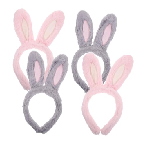 PAMINGONO 4 Stück Teiliges mit Niedlichen Hasenohren Haarreifen für Weichem Material für Partys und Cosplay und Langlebige und Bequeme Haaraccessoires PAMINGONO 4 Stück Teiliges mit Niedlichen Hasenohren Haarreifen für Weichem Material für Partys und Cosplay und Langlebige und Bequeme Haaraccessoires von PAMINGONO