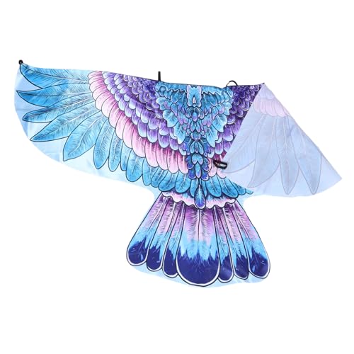 PAMINGONO Einstellbare Adulte Adlerflügel Umhang Halloween Cosplay Kostüm Flügel mit Schultergurten Weiche Party Deko für Fasching Bühnenaufführung von PAMINGONO