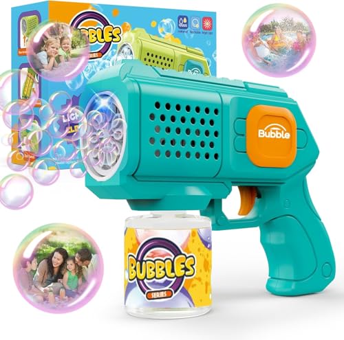Panamalar Elektronische Seifenblasenpistole, Bubble Gun Kinder mit Seifenblasenlösung, Bubble Machine Toys 5000+ Blasen Outdoor Geschenk für Geburtstag/Party/Hochzeit, Bubble Gun 3-10Jahr Panamalar Elektronische Seifenblasenpistole, Bubble Gun Kinder mit Seifenblasenlösung, Bubble Machine Toys 5000+ Blasen Outdoor Geschenk für Geburtstag/Party/Hochzeit, Bubble Gun 3-10Jahr von PANAMALAR