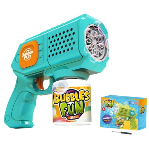 Panamalar Elektronische Seifenblasenpistole, Bubble Gun Kinder mit Seifenblasenlösung, Bubble Machine Toys 5000+ Blasen Outdoor Geschenk für Geburtstag/Party/Hochzeit, Bubble Gun 3-10Jahr Panamalar Elektronische Seifenblasenpistole, Bubble Gun Kinder mit Seifenblasenlösung, Bubble Machine Toys 5000+ Blasen Outdoor Geschenk für Geburtstag/Party/Hochzeit, Bubble Gun 3-10Jahr von PANAMALAR