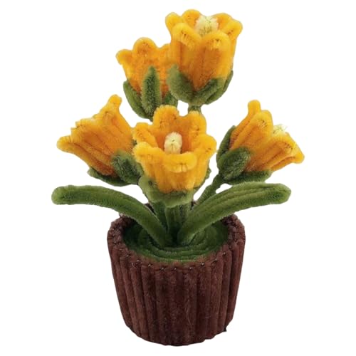 Pädagogisches Plüschblumen-Bastelset, handgefertigter Plüschstiel, Pflanzenbedarf für Heimdekoration Pädagogisches Plüschblumen-Bastelset, handgefertigter Plüschstiel, Pflanzenbedarf für Heimdekoration von PANGBOER