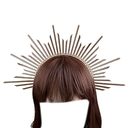 PANHDK Cosplay Sunbursts Haarreifen Weihnachten Halloween Haarhalter Neujahr Party Kostüm Kopfbedeckung für Jugendliche von PANHDK