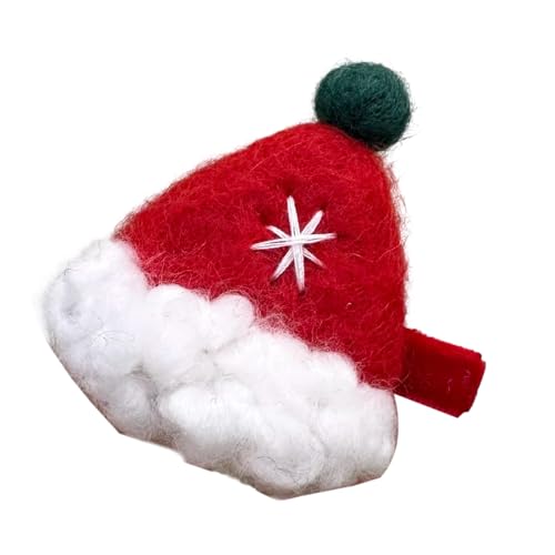 PANHDK Kranz, Weihnachtsmützen-Form, Haarspangen, Kopfbedeckung, Kranz, Haarspange für Weihnachten, Kopfschmuck, Fasching, Partyzubehör PANHDK Kranz, Weihnachtsmützen-Form, Haarspangen, Kopfbedeckung, Kranz, Haarspange für Weihnachten, Kopfschmuck, Fasching, Partyzubehör von PANHDK