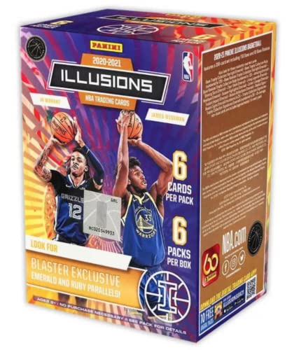 Panini America 2020-21 Panini Basketball Illusions Blaster NBA Factory Sealed von Panini