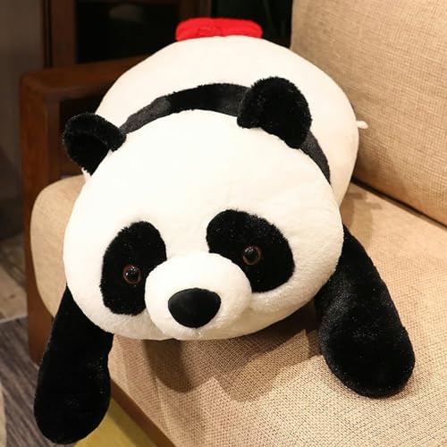 PANKERS Kawaii Panda Plüsch Tier Puppe Spielzeug Langes Kissen Karikatur Niedliche Puppe Kissen Mädchen Geburtstag 90cm 1 von PANKERS