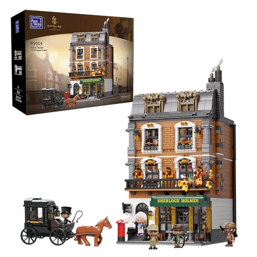 PANTASY Baker Street 221B Apartment Adult Building Block Set Modell, Sherlock Holmes Fans' Sammlerstück Architektur-Modular-Baukasten, kreative und Exquisite Nachbildung für Heim- und Bürodekoration PANTASY Baker Street 221B Apartment Adult Building Block Set Modell, Sherlock Holmes Fans' Sammlerstück Architektur-Modular-Baukasten, kreative und Exquisite Nachbildung für Heim- und Bürodekoration von PANTASY