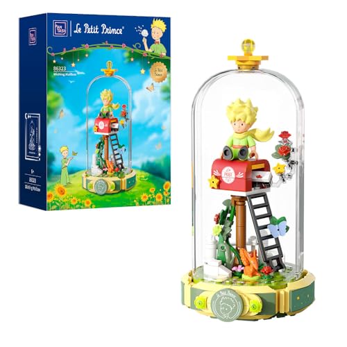 PANTASY Le Petit Prince Rose Briefkasten-Bausteinset, Kreatives DIY-Blumendisplay mit Rotierendem Globus-Dom, Sammlermodell-Kit für Erwachsene und Kinder, Geschenkidee für Le Petit Prince Fans PANTASY Le Petit Prince Rose Briefkasten-Bausteinset, Kreatives DIY-Blumendisplay mit Rotierendem Globus-Dom, Sammlermodell-Kit für Erwachsene und Kinder, Geschenkidee für Le Petit Prince Fans von PANTASY