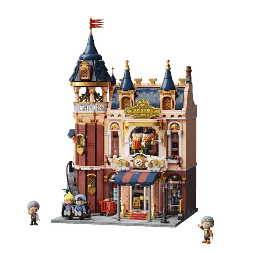 PANTASY Spielzeugladen Bauset für Erwachsene, nostalgisches Modular-Gebäude mit detaillierter Fassade & Inneneinrichtung, kreatives Architektur-Bauspielzeug für Baustein- und Designliebhaber PANTASY Spielzeugladen Bauset für Erwachsene, nostalgisches Modular-Gebäude mit detaillierter Fassade & Inneneinrichtung, kreatives Architektur-Bauspielzeug für Baustein- und Designliebhaber von PANTASY