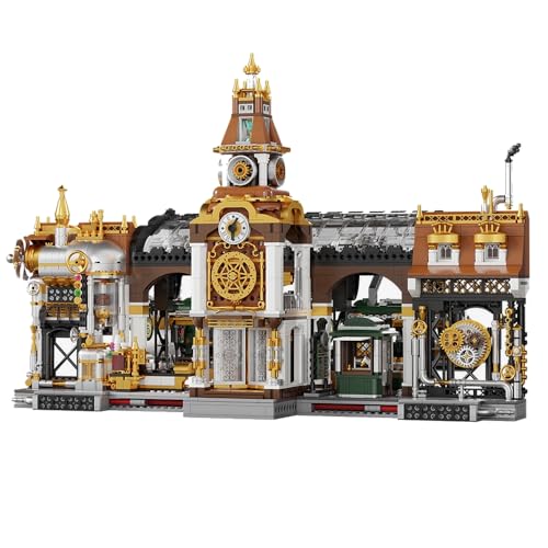 Pantasy Joyride Series - Steampunk Bahnhof (2788 Teile) von PANTASY
