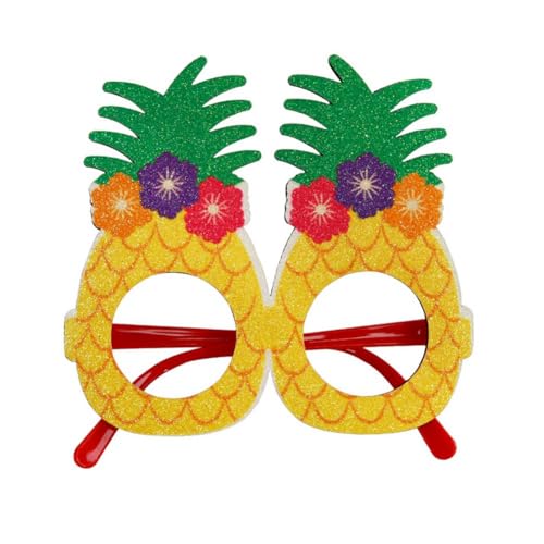PAPAPI Sommer-Hawaii-Brille, Tropisches Thema, Partydekoration, Kokosnussbaum-Fotobrillengestell, D von PAPAPI