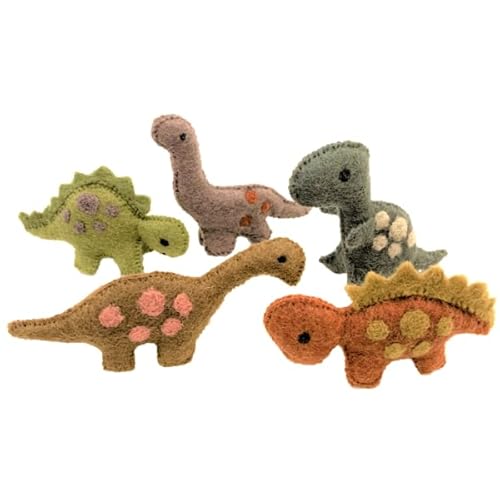 PAPOOSE TOYS Monde des Dinosauriers in Laine Feutrée - 5 kleine Dinosaurier PAPOOSE TOYS Monde des Dinosauriers in Laine Feutrée - 5 kleine Dinosaurier von PAPOOSE TOYS