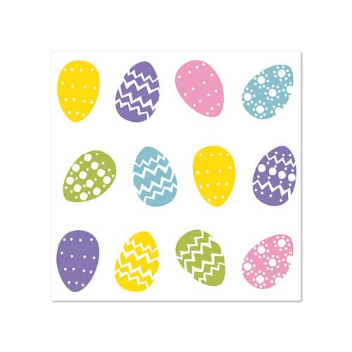 PAPSTAR 600 Servietten, 3-lagig 1/4-Falz 25 cm x 25 cm Coloured Eggs von PAPSTAR