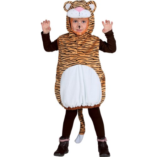 PAPSTAR Kleinkind-Kostüm Weste Tiger, Gr. 104 von PAPSTAR