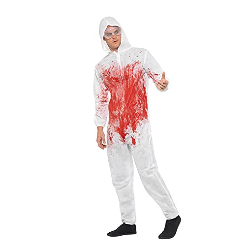 PAPSTAR NEU Damen- und Herrenkostüm Blutiger Overall Forensiker, Gr. XL, mit Schutzbrille, weiß PAPSTAR NEU Damen- und Herrenkostüm Blutiger Overall Forensiker, Gr. XL, mit Schutzbrille, weiß von PAPSTAR