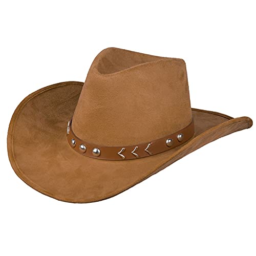 PAPSTAR NEU Hut Cowboy Nebraska, braun, Wildleder-Look, Einheitsgröße PAPSTAR NEU Hut Cowboy Nebraska, braun, Wildleder-Look, Einheitsgröße von PAPSTAR