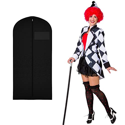WOOOOZY Damen-Kostüm Pierrot Frack, Gr. 40 - inklusive praktischem Kleidersack von PAPSTAR