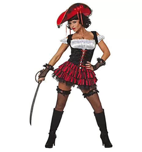WOOOOZY Damen-Kostüm Sexy Piratin Liana, Gr. 44 - inklusive praktischem Kleidersack von PAPSTAR