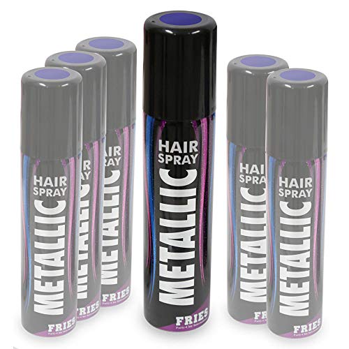 WOOOOZY Farb-Haarspray Metallic für Verkleidungen, Karneval & Co., lila, 100ml WOOOOZY Farb-Haarspray Metallic für Verkleidungen, Karneval & Co., lila, 100ml von PAPSTAR