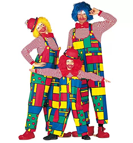 WOOOOZY Herren-Kostüm Clown-Latzhose, Gr. 50-52 - inklusive praktischem Kleidersack WOOOOZY Herren-Kostüm Clown-Latzhose, Gr. 50-52 - inklusive praktischem Kleidersack von PAPSTAR