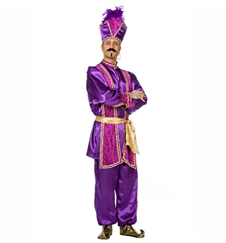 WOOOOZY Herren-Kostüm Sultan Achmed Gr. 54-56 - inklusive praktischem Kleidersack von PAPSTAR