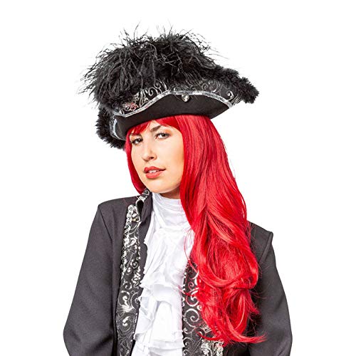 WOOOOZY NEU Dreispitz schwarz-Silber mit Paillettenbesatz und Straußenfederboa KW 60 WOOOOZY NEU Dreispitz schwarz-Silber mit Paillettenbesatz und Straußenfederboa KW 60 von PAPSTAR