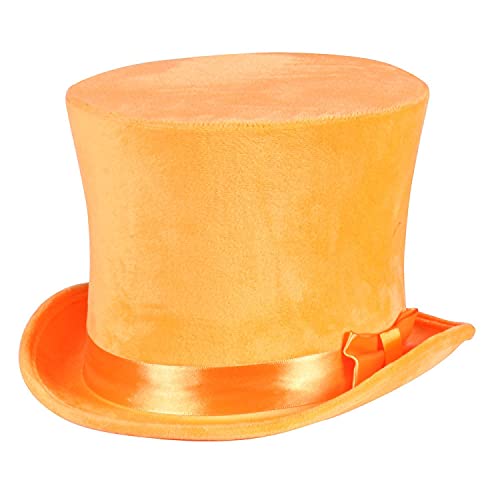 PAPSTAR NEU Hut Zylinder Flair Deluxe, neon-orange, Samtzylinder für Kopfweiten 59-60cm PAPSTAR NEU Hut Zylinder Flair Deluxe, neon-orange, Samtzylinder für Kopfweiten 59-60cm von PAPSTAR